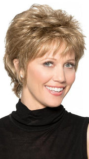 BRIANNA by TressAllure in VELVET-CREAM | Medium Blonde with Light Blonde highlights