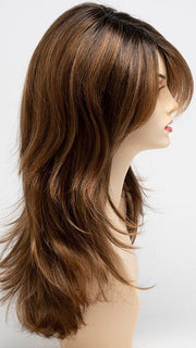 SAFFRON SPICE | A blend of Light Coppers and Warm Auburns with Darker Brown Roots
