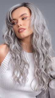 SALT-&-PEPPER-MR | A 50/50 Blend of Deep Charcoal Grey and Light Alabaster Grey Tones with a Micro Root
