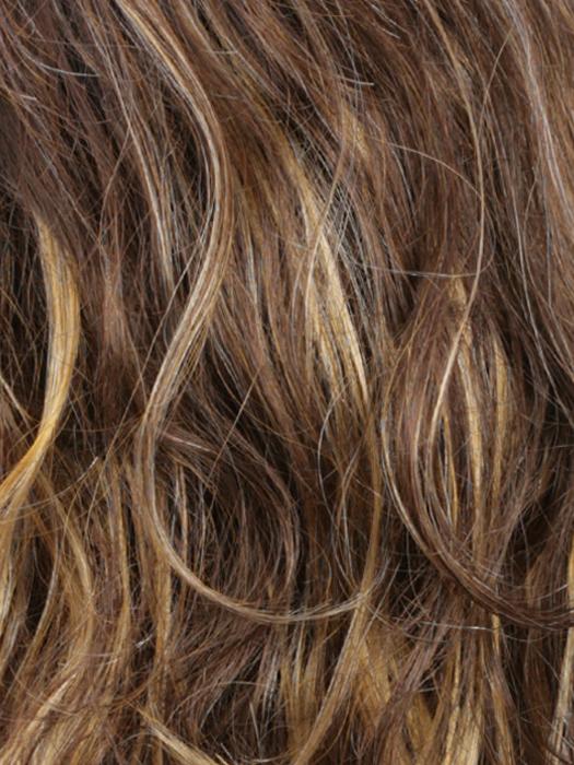 CARMELKISS | Golden Brown with Light Copper Blonde Highlights