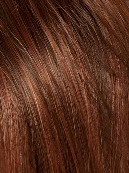 CAYENNE SPICE | Copper Red and Brown Evenly Blended Base with Dark Brown Highlights