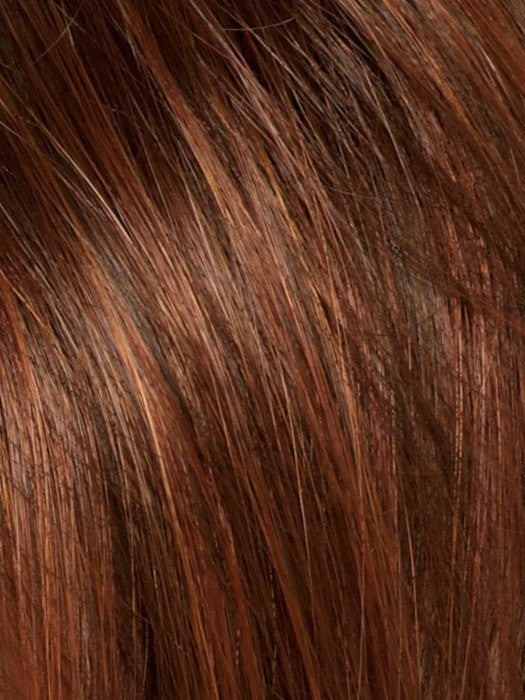 Color Cayenne-Spice-R = Copper Red and Brown 50/50 blend base with Dark Brown highlight