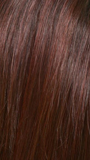 CHOCOLATE-CHERRY | Dark Brown roots with overall Medium Brown base with Deep Red highlights