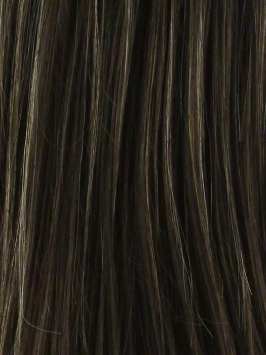 CHOCOLATE-FROST-R | Rooted Dark with a Dark Brown Base with Honey Blonde and Platinum highlights