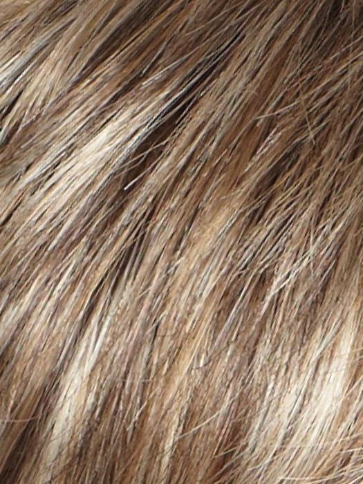 CHOC FROST R | Rooted Dark Brown Base with Honey Blonde and Platinum Highlights