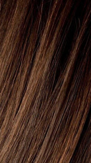 CHOCOLATE ROOTED | Medium to Dark Brown base with Light Reddish Brown highlights and Dark Roots