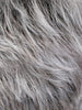 CHROMERT1B | Gray and White with 25% Medium Brown Blend and Off-Black Roots