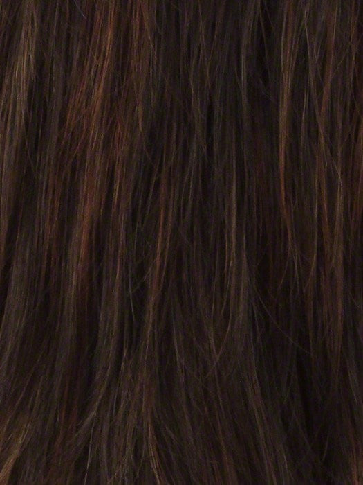 Color Cinnamon Spice = Rooted Dark with a Dark Brown base with Auburn highlight