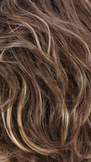 CKISSRT4 | Golden Brown w/Copper Blonde Highlights & Dark Brown Roots