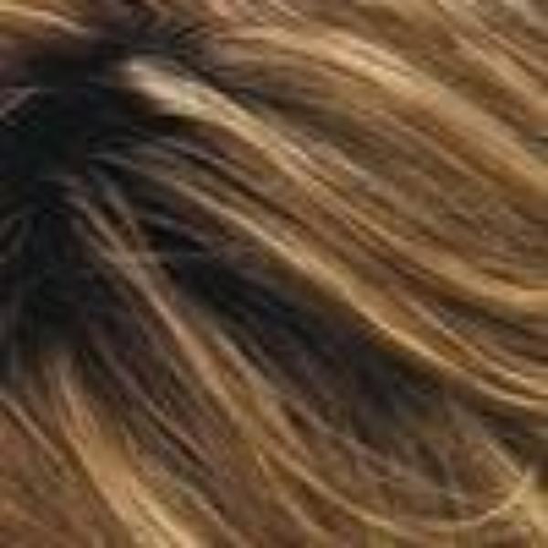 CKISSRT4 | Golden Brown w/Copper Blonde Highlights & Dark Brown Roots