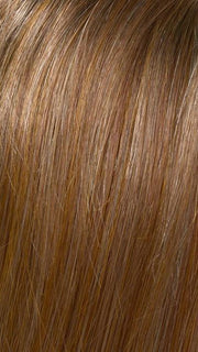 CREAMED-COFFEE | Medium Brown roots and base with Cinnamon and Golden Blonde highlights