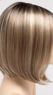 CHAMPAGNE SHADOW | Soft Dark Blonde with Platinum Highlights and Chestnut Roots