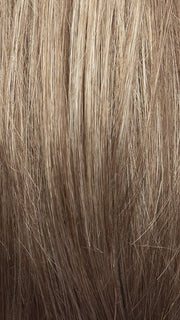 CASHMERE-BROWN-SR |  Slightly Rooted Medium Beige Brown base with woven Velvet Blonde Highlights