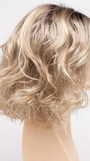 CHAMPAGNE SHADOW | Soft Dark Blonde with Platinum Highlights and Chestnut Roots