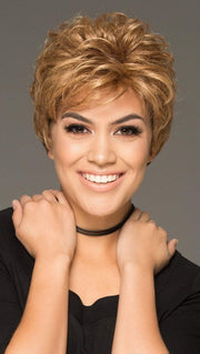 ACCLAIM Petite by Gabor in G27+ GINGER MIST | Medium warm brown base w/ warm blonde highlights