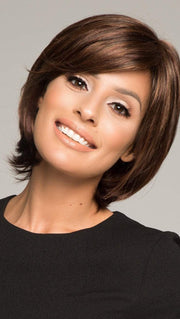 HALEY by ENVY in CINNAMON RAISIN | Medium Brown with Auburn and Cinnamon highlights