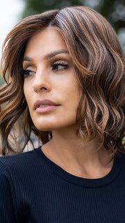 EDITOR'S PICK by Raquel Welch in RL8/29SS SHADED HAZELNUT | Warm Medium Brown Evenly Blended with Ginger Blonde and Dark Roots