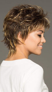 CKISSRT4 | Golden Brown with Copper Blonde Highlights and Dark Brown Roots