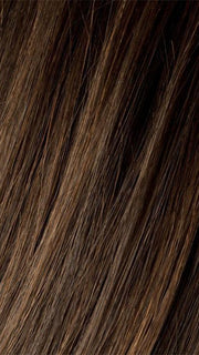 CHOCOLATE ROOTED | Medium to Dark Brown base with Light Reddish Brown highlights and Dark Roots