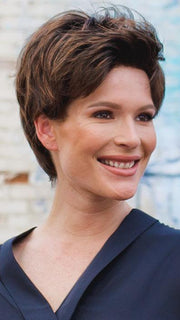 COOL by ELLEN WILLE in CHOCOLATE MIX | Medium to Dark Brown base with Light Reddish Brown highlights