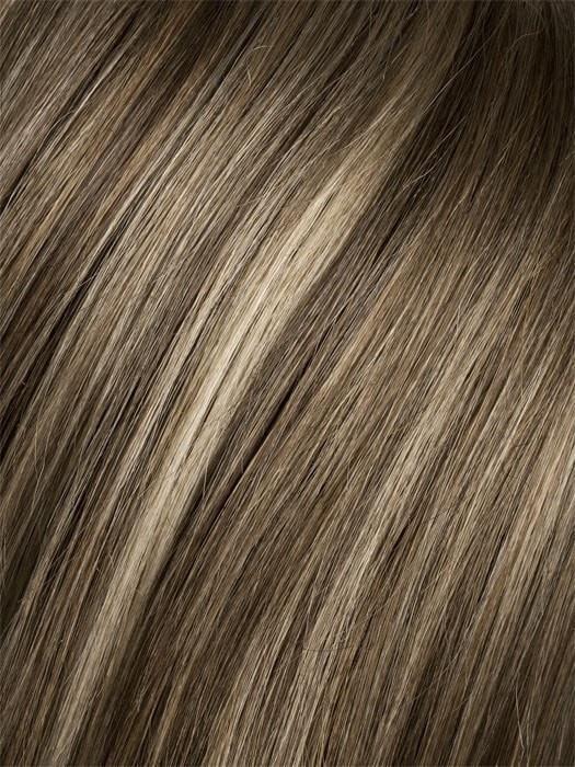 Dark-Sand-Rooted | Light Brown base with Lighest Ash Brown and Medium Honey Blonde blend with dark Roots