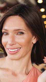 FLIRT by ELLEN WILLE in DARK CHOCOLATE ROOTED | Dark Brown base with Light Reddish Brown highlights with Dark Roots