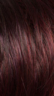 HOT-AUBERGINE-MIX | Medium Burgundy Red, Dark Burgundy Red, and Darkest Brown Blend
