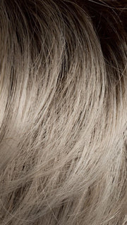 Color LIGHT-CHAMPAGNE-ROOTED = Platinum Blonde, Light Golden Blonde, Light Ash Blonde blend and Dark Roots