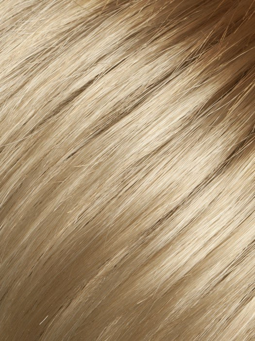 Color Light-Honey-Rooted = Medium Honey Blonde, Platinum Blonde, and Light Golden Blonde blend with Dark Roots