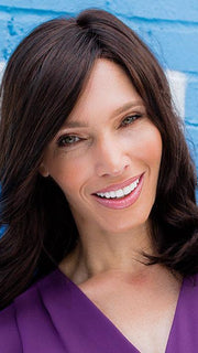 TOUCH By ELLEN WILLE in DARK CHOCOLATE MIX | Dark Brown base with Light Reddish Brown highlights