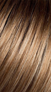 DARK SAND ROOTED | Light Brown base with  Lightest Ash Brown and Medium Honey Blonde blend and Dark Roots