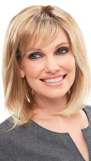 EMILIA by Jon Renau in 27T613S8  | Medium Natural Red-Gold Blonde and Pale Natural Gold Blonde Blend and Tipped, Shaded with Medium Brown