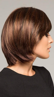 HALEY by ENVY in CINNAMON RAISIN | Medium Brown with Auburn and Cinnamon highlights