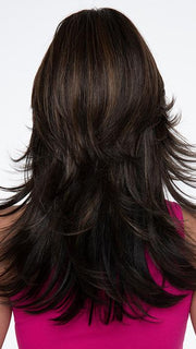 AMARETTO CREAM | Dark Brown roots with overall Medium Brown base with Honey Blonde highlights