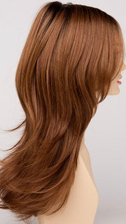 CREAMED-COFFEE | Medium Brown roots and base with Cinnamon and Golden Blonde highlights