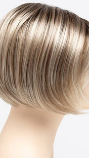 CHAMPAGNE SHADOW | Soft Dark Blonde with Platinum Highlights and Chestnut Roots