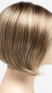 SAHARA BLONDE | Softer Dark Blonde with Light Golden Blonde, and features Chestnut Roots