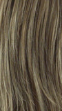 Color F18/22 = dark ash blonde frosted with champagne blonde