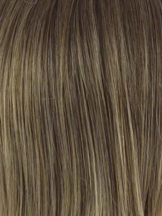 FROSTED | Light brown & Wheat Blonde Blend at Roots Tipped with Wheat Blonde
