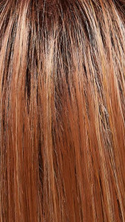 FS26/31S6 SALTED CARAMEL | Medium Natural Red Brown with Red Gold Blonde Bold Highlights, Shaded with Brown