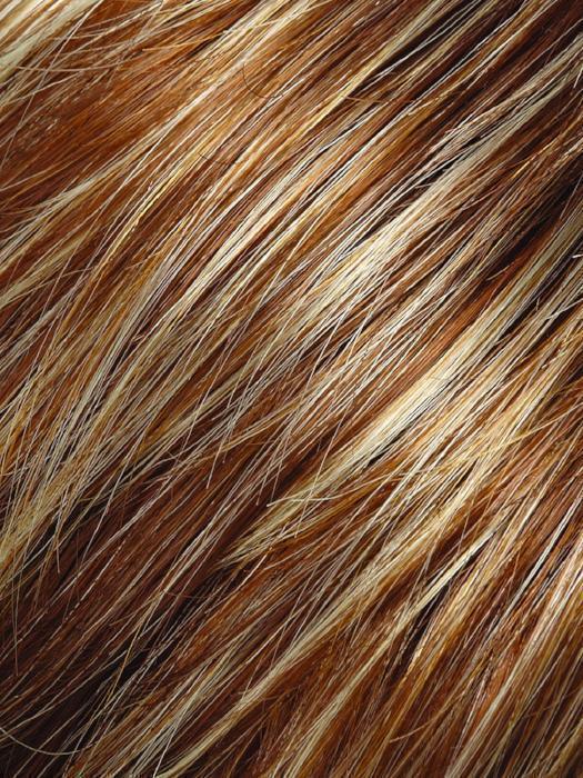 FS26/31 | Medium Red-Gold Brown and Light Gold Blonde Blend with LT Gold Blonde Bold Highlights