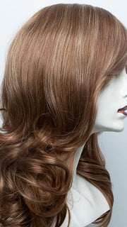 FS26/31S6 Salted Caramel | Medium Natural Red Brown with Red Gold Blonde Bold Highlights, Shaded with Brown