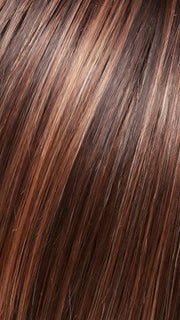 FS6/30/27 TOFFEE TRUFFLE | Brown, Medium Red-Gold, Medium Red-Gold Blonde Blend with Medium Gold Blonde Bold Highlights