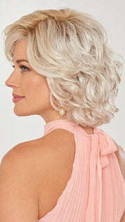 BLUSHING BEAUTY by Gabor in GL23-101SS SUN-KISSED BEIGE | Dark Golden Blonde base blends into multi-dimensional tones of Lightest Beige Blonde