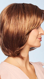 When styling, simply brush the part, curve the ends under, and you're ready to go!