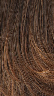 G829+ DARK CINNAMON MIST | Medium Brown with Ginger Red Highlights