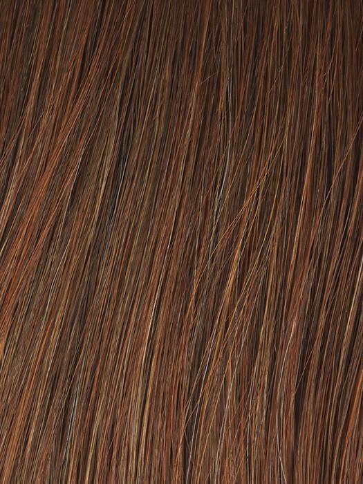 GL29-31SS | SS RUSTY AUBURN | Chocolate brown base blends into multi-dimensional tones of medium copper and amber.