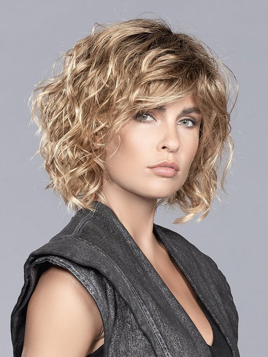 GIRL MONO LARGE by Ellen Wille in CARAMEL ROOTED 20.26.14 | Light Strawberry Blonde, Light Golden Blonde and Medium Ash Blonde Blend with Shaded Roots