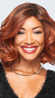 SOFTLY SPIRALED by Hairdo in SS130 SHADED-DARK-COPPER | Bright Reddish Brown with Subtle Copper Highlights and Dark Roots
