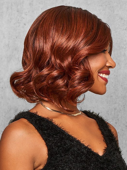 A glamorous style with luscious volume and soft curls